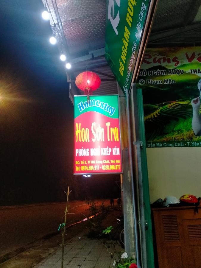 Hoa Son Tra Hotel Mu Cang Chai Exterior foto
