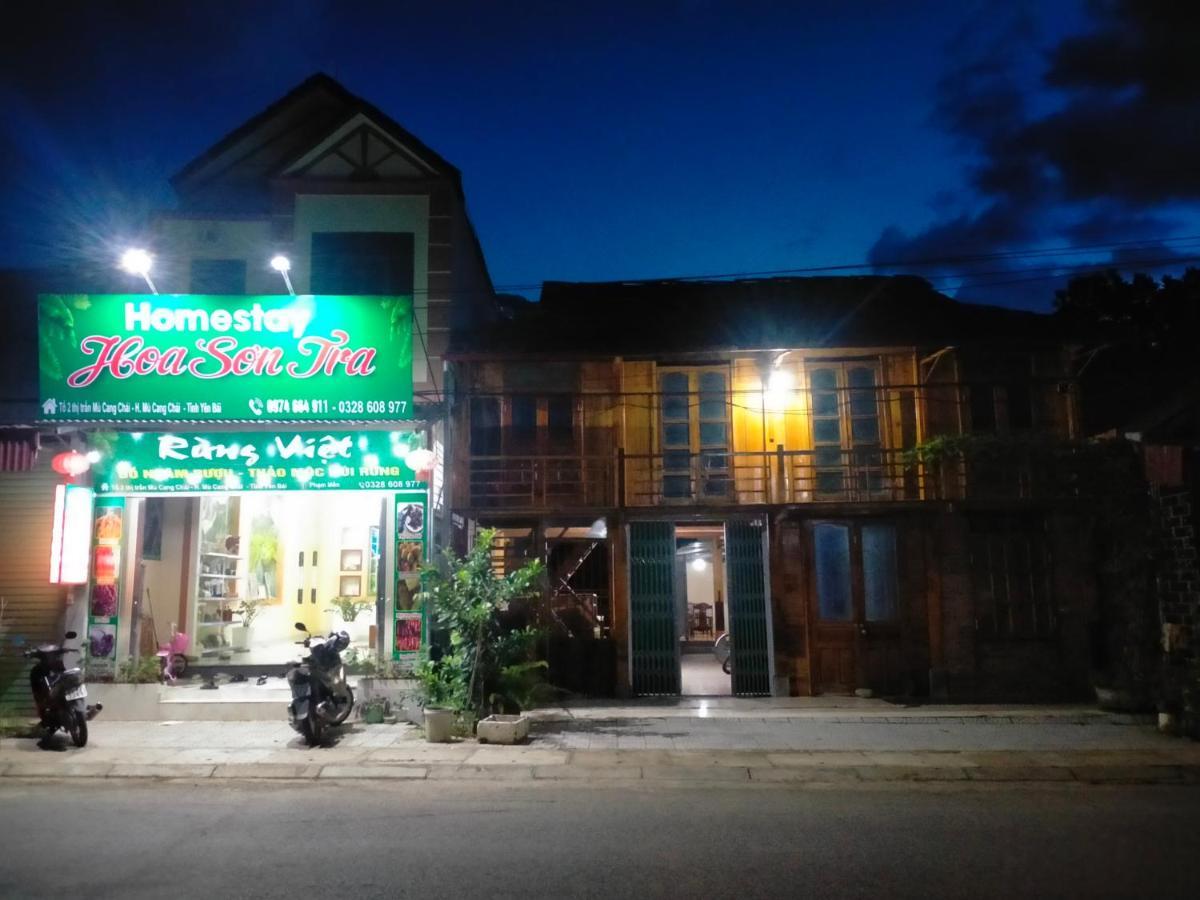 Hoa Son Tra Hotel Mu Cang Chai Exterior foto